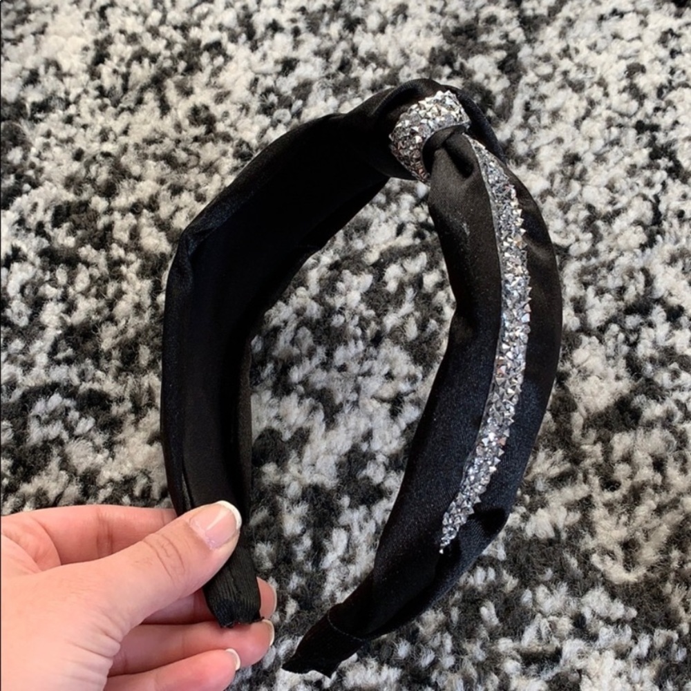 Black Jeweled Headband
